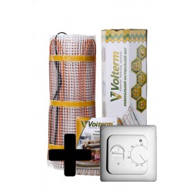 Теплый пол нагревательный мат Volterm Classic Mat 9.0 кв.м 1300W комплект(Classic Mat 1300)