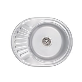 Кухонна мийка Lidz 5745 0,6 мм Satin (LIDZ574506SAT)