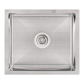 Мийка для кухні інтегрована Lidz Handmade H5245 (LDH5245BRU35386) Brushed Steel 3,0/0,8 мм