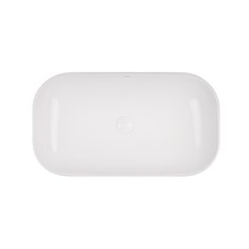 Раковина-чаша Qtap Jay 715x390x145 White з донним клапаном QT07112166W