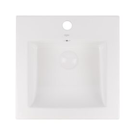 Раковина Qtap Stork 420x420x170 White з донним клапаном QT15116037W