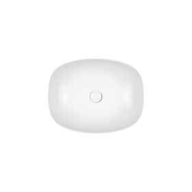 Раковина-чаша Qtap Cardinal 500х380х140 White з донним клапаном QT04117050TW