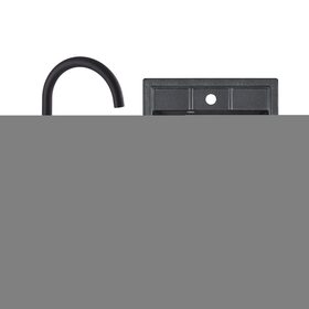 Набір: Кухонна мийка Lidz 460х515/200 BLA-03 (LIDZBLA03460515200) + Lidz Aria Змішувач для кухні 015F BLA