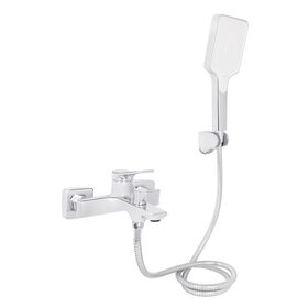 Змішувач для ванни Qtap Arvin з душовим гарнітуром QTARV259CRM48640 Chrome