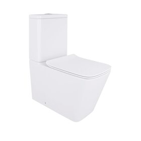Унітаз-компакт Qtap Crow Eco безобідковий з сідінням Soft-close QTCRO27W48750
